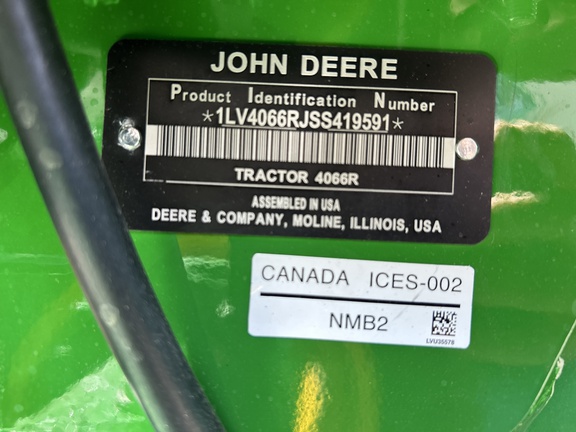 2025 John Deere 4066R Tractor Compact