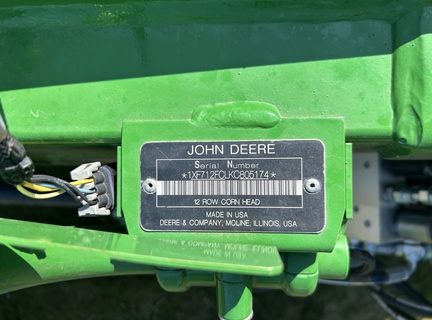2020 John Deere 712FC StalkMaster Header Corn Head