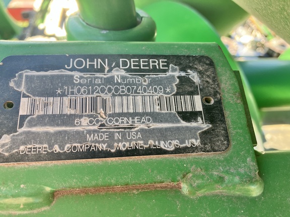2011 John Deere 612C StalkMaster Header Corn Head