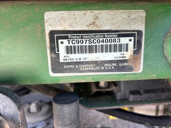 2008 John Deere 997 Mower/Zero Turn