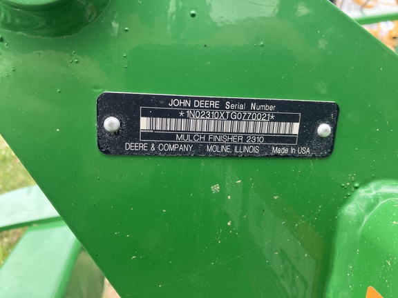 2017 John Deere 2310 Mulch Finisher