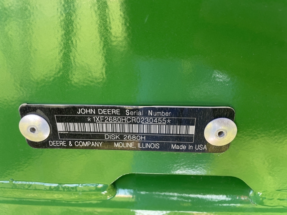 2024 John Deere 2680H Disk
