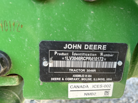 2024 John Deere 3046R Tractor Compact