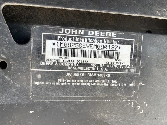 2014 John Deere XUV 825i ATV