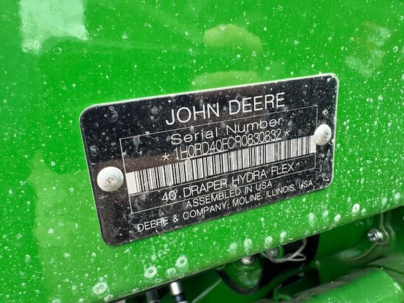 2024 John Deere RD40F Header Combine