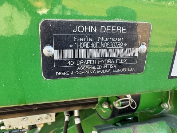 2022 John Deere RD40F Header Combine