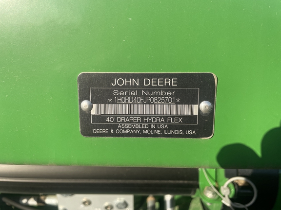 2023 John Deere RD40F Header Combine