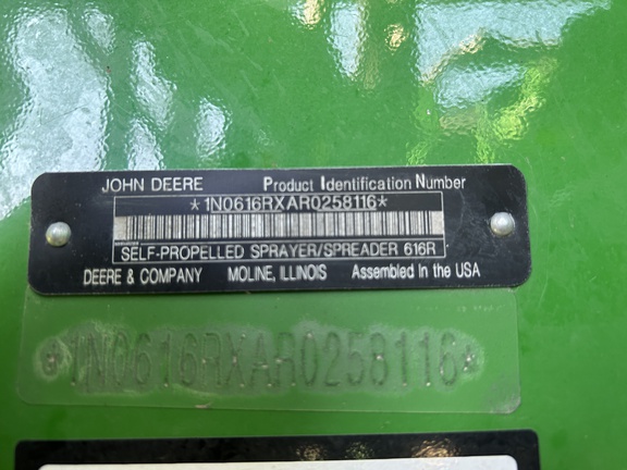2025 John Deere 616R Sprayer/High Clearance