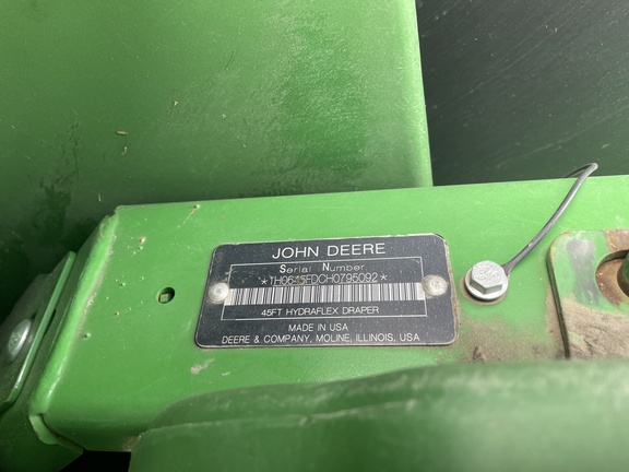 2017 John Deere 645FD Header Combine