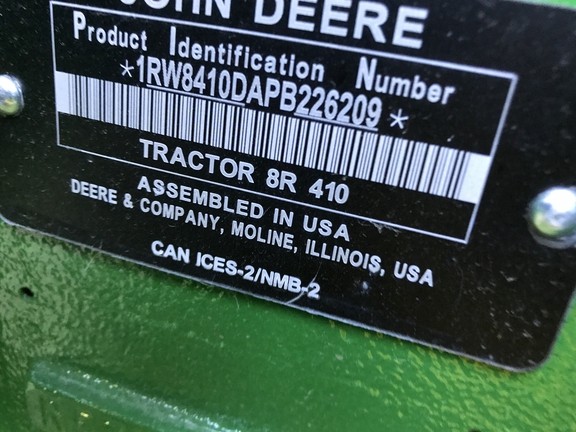 2023 John Deere 8R 410 Tractor