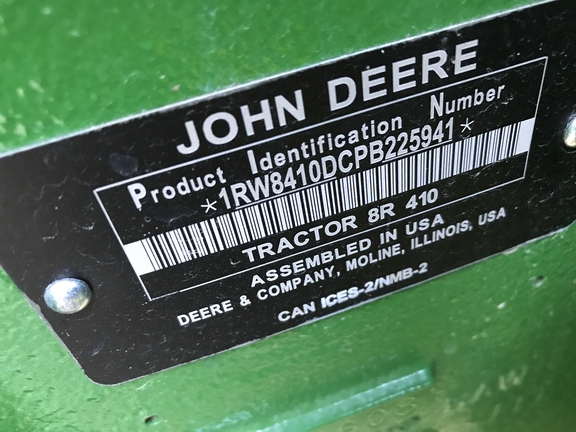 2023 John Deere 8R 410 Tractor