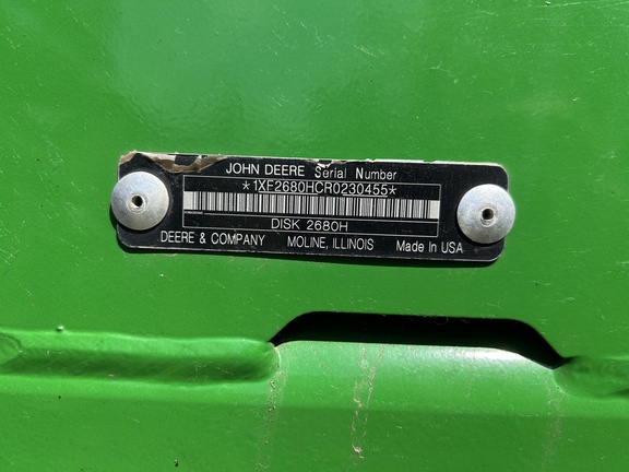 2024 John Deere 2680H Disk