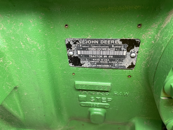 2021 John Deere 8R 410 Tractor