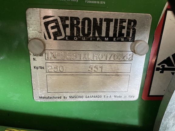 2017 Frontier SB3106 Attachments