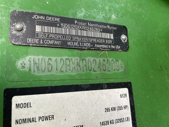 2024 John Deere 612R Sprayer/High Clearance