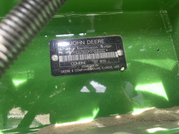 2025 John Deere S7 800 Combine