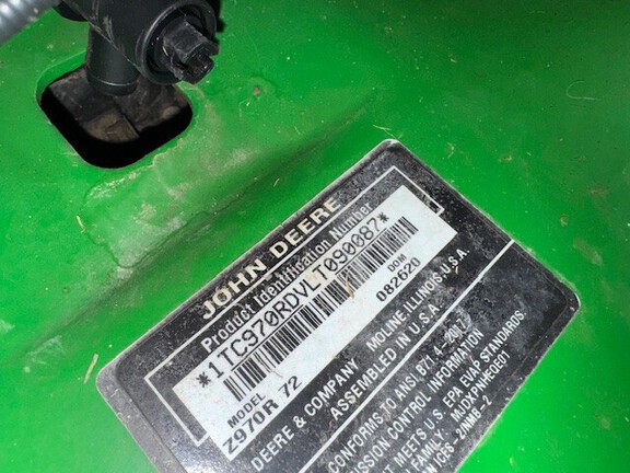2021 John Deere Z970R Mower/Zero Turn