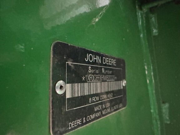 2022 John Deere C8F Header Corn Head