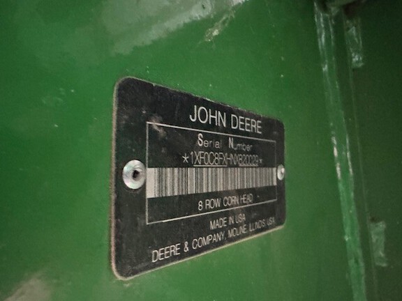 2022 John Deere C8F Header Corn Head
