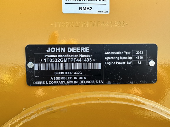 2023 John Deere 332G Skid Steer Loader