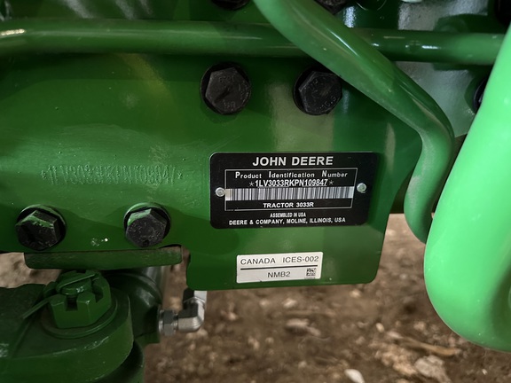 2023 John Deere 3033R Tractor Compact