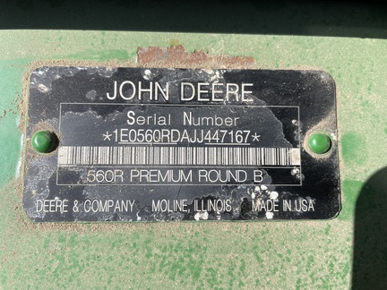 2021 John Deere 560R Baler/Round