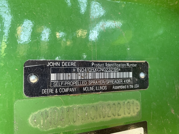 2023 John Deere 410R Sprayer/High Clearance