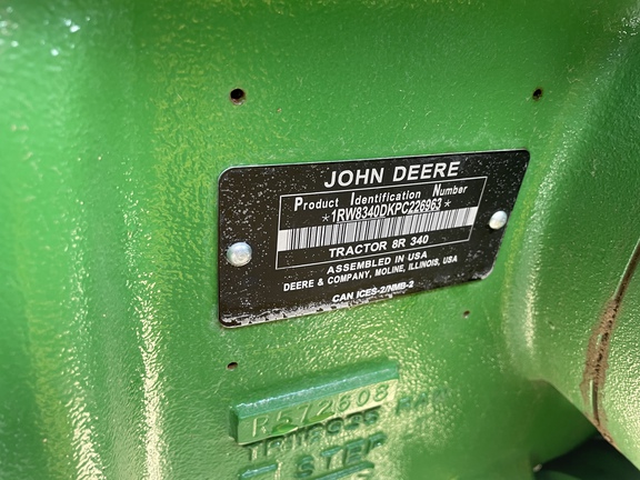 2023 John Deere 8R 340 Tractor