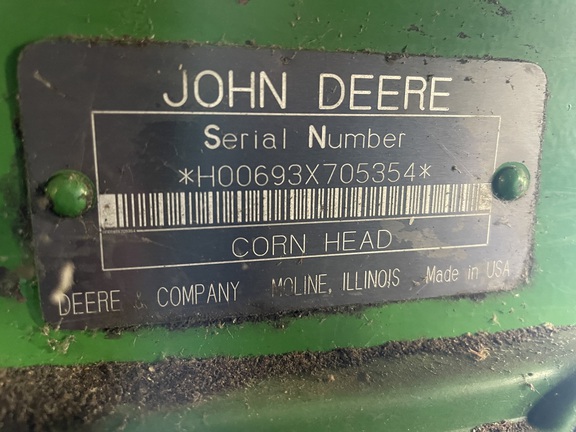 2004 John Deere 693 Header Corn Head