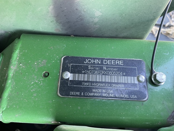 2019 John Deere 735FD Header Combine