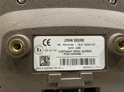 2023 John Deere GEN 4 EXTENDED MONITOR Precision Ag