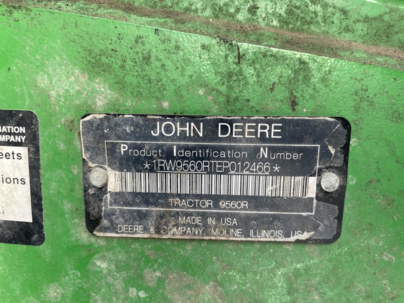 2014 John Deere 9560R Tractor 4WD