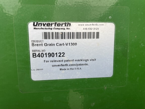 2020 Brent V1300 Grain Cart
