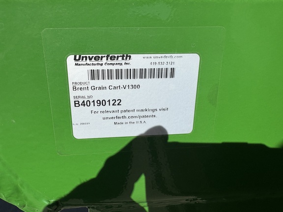 2020 Brent V1300 Grain Cart