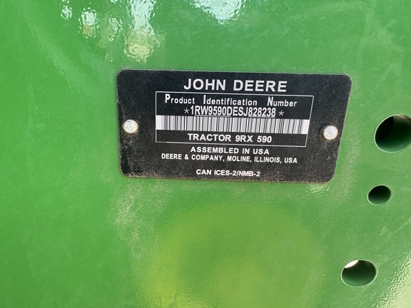 2025 John Deere 9RX 590 Tractor Rubber Track