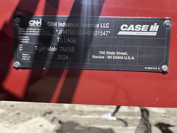 2024 Case IH Tigermate 255 Field Cultivator