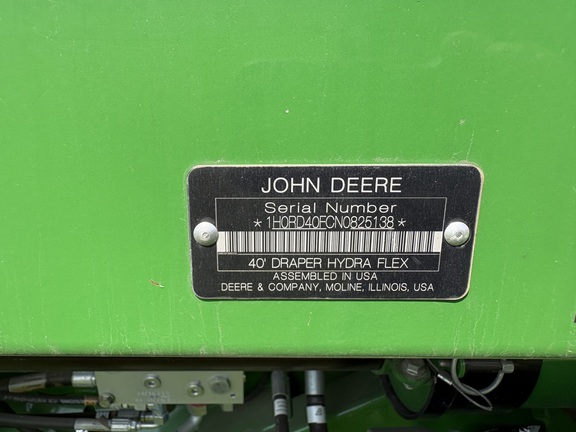 2023 John Deere RD40F Header Combine