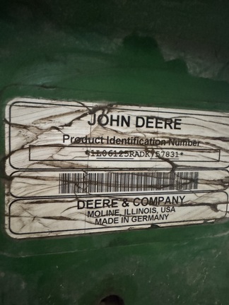 2013 John Deere 6125R Tractor