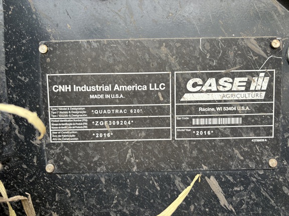 2016 Case IH Steiger 620 Quadtrac Tractor Rubber Track