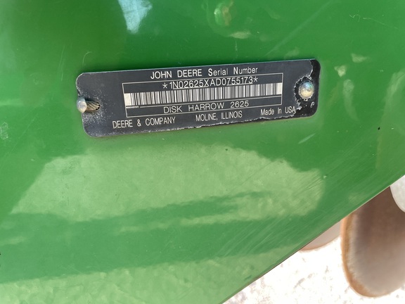 2013 John Deere 2625 Disk