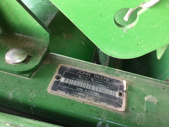 2012 John Deere 635F Header Combine