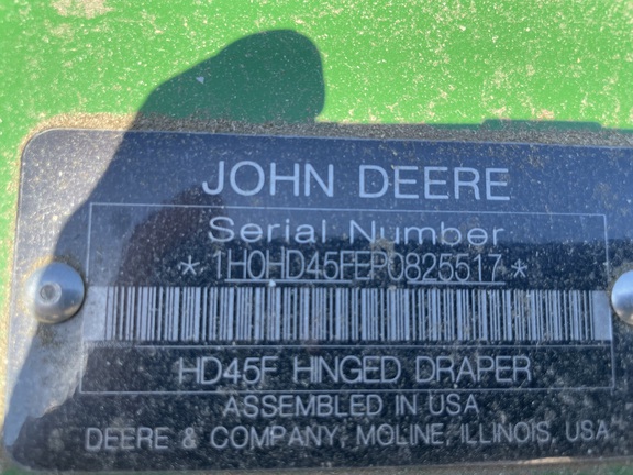 2023 John Deere HD45F Header Combine