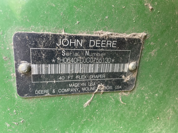 2013 John Deere 640FD Header Combine