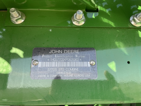 2023 John Deere S770 Combine