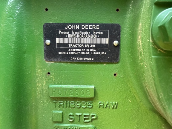 2024 John Deere 8R 310 Tractor