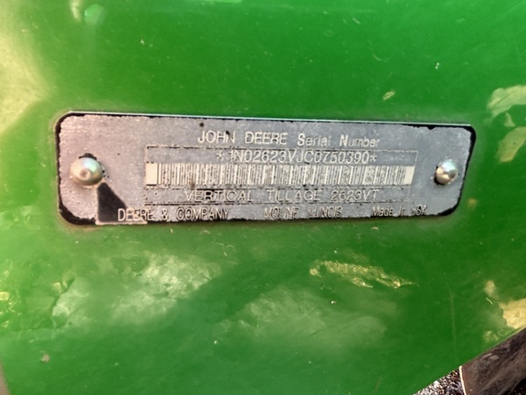 2012 John Deere 2623VT Misc