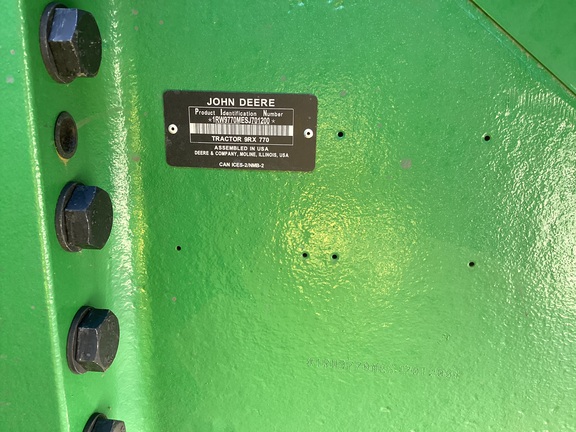 2025 John Deere 9RX 770 Tractor Rubber Track