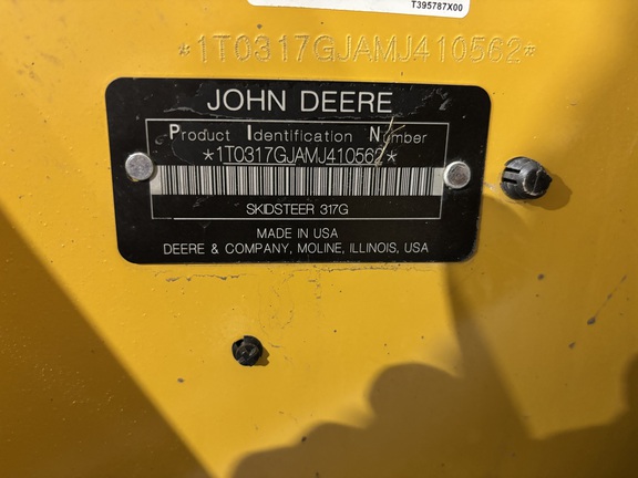 2021 John Deere 317G Compact Track Loader