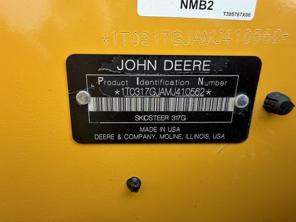 2021 John Deere 317G Compact Track Loader