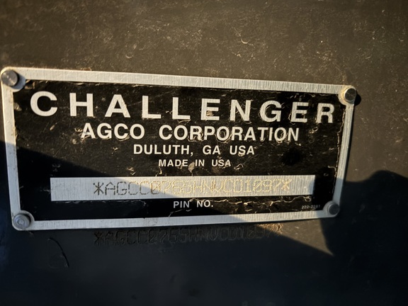 2010 Challenger MT765C Tractor Rubber Track